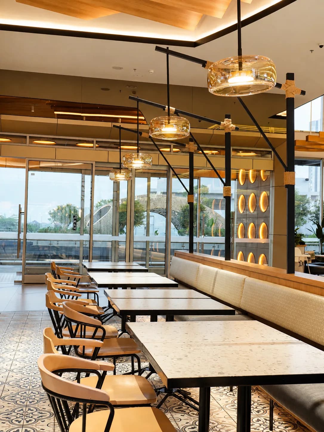 Seating at Zibaa Jakarta Premium Outlet